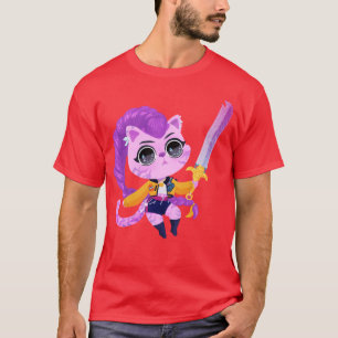 Camiseta Caçadores de demônios do Kpop Huntri Rumi amigo