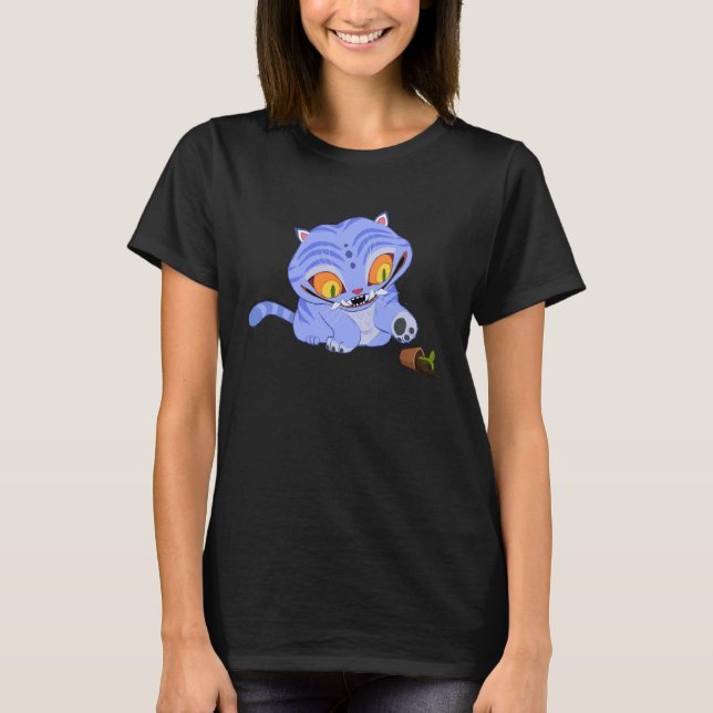 Camiseta Caçadores de Demônios Kpop Halloween Derpy Brincan (Frente)