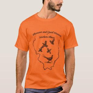 Camiseta Caçadores de faisão e codorniz do sul de Illinoi