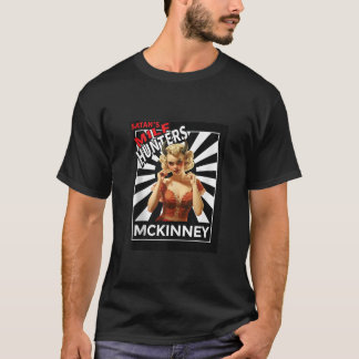 Camiseta Caçadores de MILF da satã do MCKINNEY Retro dela D