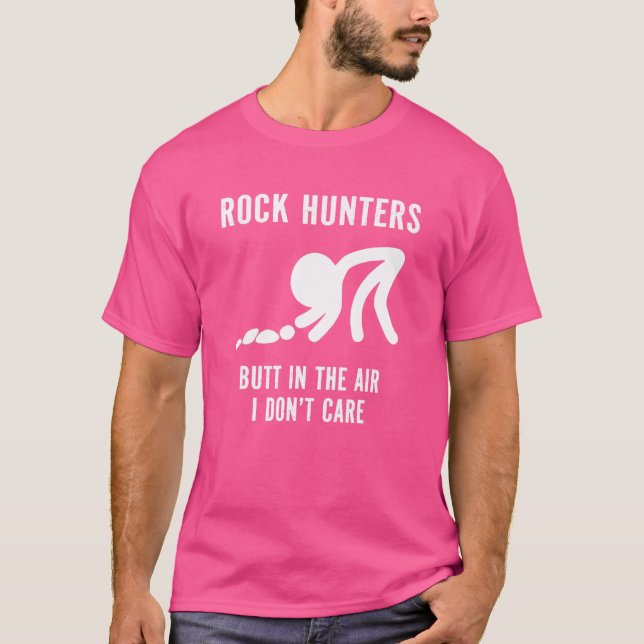 Camiseta Caçadores de Rock Bumbum no Ar Não me importo com  (Frente)