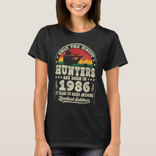 Camiseta Caçadores de veados de 37 anos Vintage 1986 37th