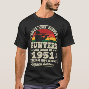 Camiseta Caçadores De Veados De 72 Anos Vintage 1951 72nd