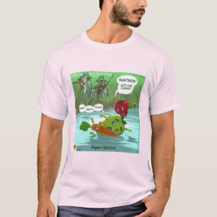 Camiseta Caçadores de Vegan Engraçados por LTCartoons