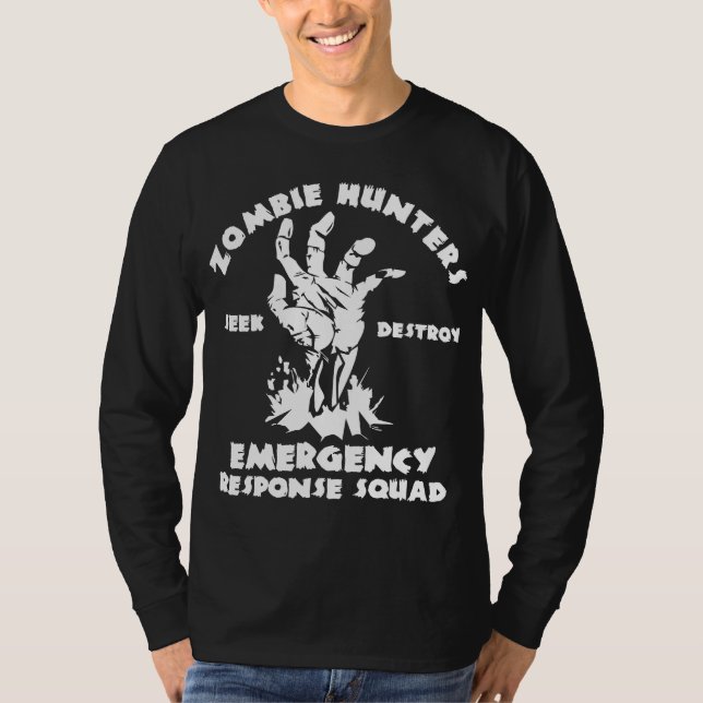 Camiseta Caçadores do zombi (Frente)