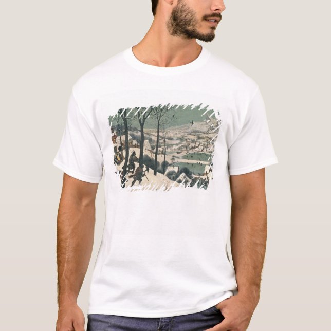 Camiseta Caçadores na neve - em janeiro de 1565 (Frente)