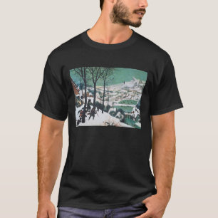 Camiseta Caçadores na neve por Bruegel