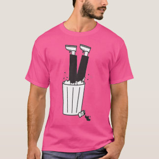 Camiseta Caçamba Engraçada de Busca no Lixo