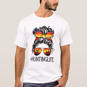 Camiseta Caçando Caçadores de Veados Mensageiros Raparigas