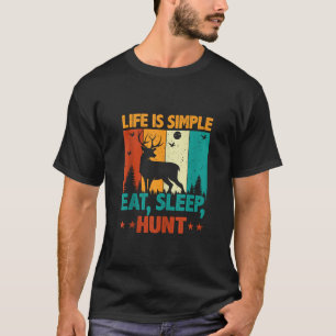 Camiseta Caçando Deer Buck Caçando um Patriótico Tanque de