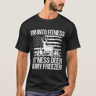 Camiseta Caçando, estou na Malhação de cervo na minha gelei