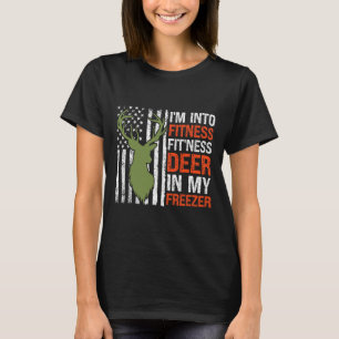 Camiseta Caçando, estou na Malhação de cervo na minha gelei
