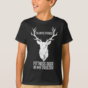Camiseta Caçando, estou na Malhação de cervo na minha gelei