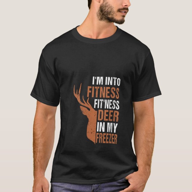 Camiseta Caçando estou na Malhação Ness Deer no meu Freez (Frente)
