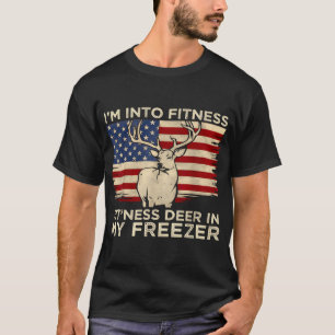 Camiseta Caçando-Me Em Ajustado Malhação Ness Deer Freezer