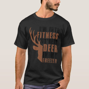 Camiseta Caçando, sou Malhação Caçador Engraçado Deer Freez