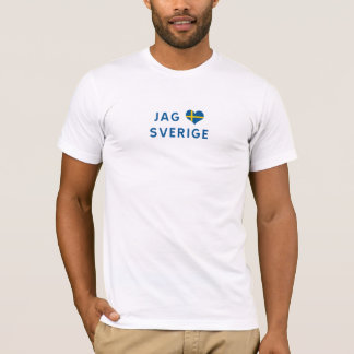 Camiseta Caças Sweden love Sverige älskar - j