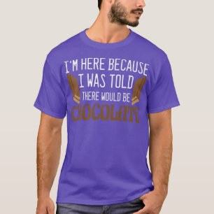 Camiseta Cacau A Dizer Piada De Bolo De Esterno De Chocolat