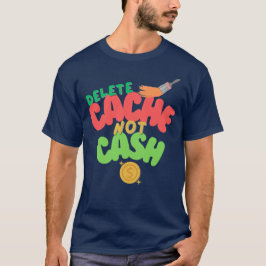 Camiseta Cache e Dinheiro em Tecnologia