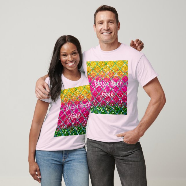 Camiseta Cacheskin rosa-reluz (Unissex)