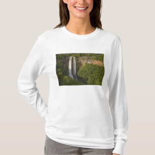 Camiseta Cachoeira de Chamarel-mais alta da Maurícia, mais 