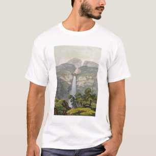 Camiseta Cachoeira de Vinagre do rio, perto do vulcão de