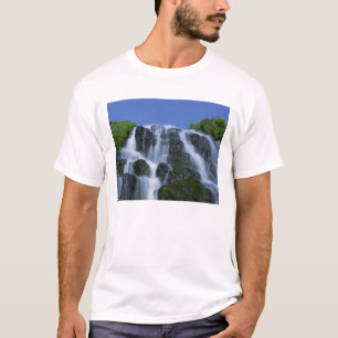 Camiseta Cachoeira, Portree, Ilha de Skye, Highlands,