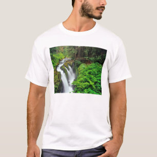 Camiseta Cachoeira Sol Duc no Parque Nacional Olímpico em
