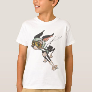 CAMISETA CACHORA DE ESPAÇO DE ROCHETE