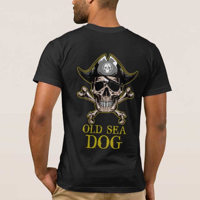 Camiseta CACHORA DO MAR DOURADO Pirata (Verso)