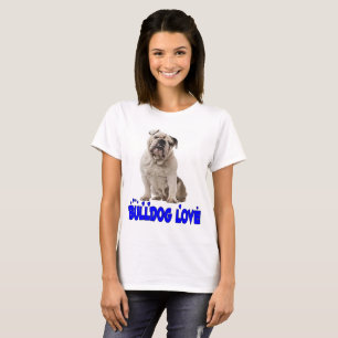 Camiseta Cachorrinhas de Bulldog Inglês Senhoras