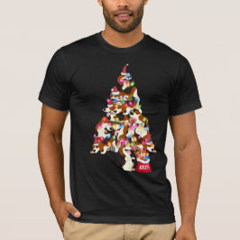 Camiseta Cachorrinho Beagle Fofo de Natal