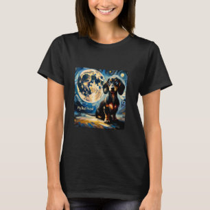 Camiseta Cachorrinho Cachorro Pai Adorava Doxie Pupp