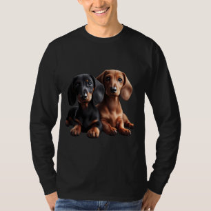 Camiseta Cachorrinho Cachorro Pai Adorava Doxie Pupp