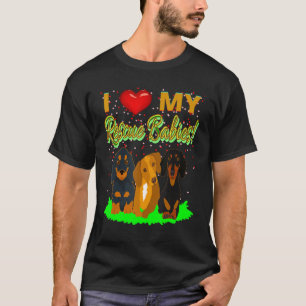 Camiseta Cachorrinho Engraçado Que Adoro O Meu Resgate