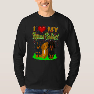 Camiseta Cachorrinho Engraçado Que Adoro O Meu Resgate
