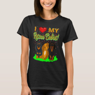 Camiseta Cachorrinho Engraçado Que Adoro O Meu Resgate