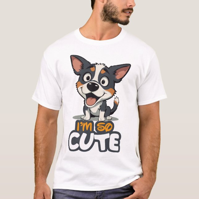 Camiseta cachorrinho fofo (Frente)