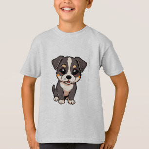 Camiseta Cachorrinho Fofo Engraçado – Amante de Desenho Ani
