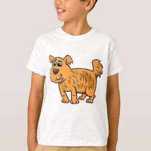 Camiseta Cachorrinho Laranja Desgrenhado