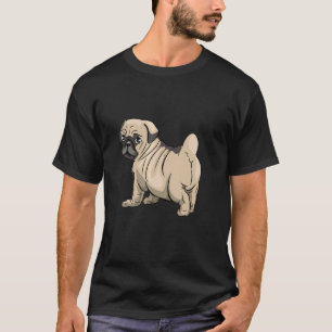 Camiseta Cachorrinho Pug Fofinho