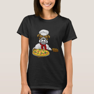 Camiseta cachorrinhos e pizza cachorrinhos engraçados e bon
