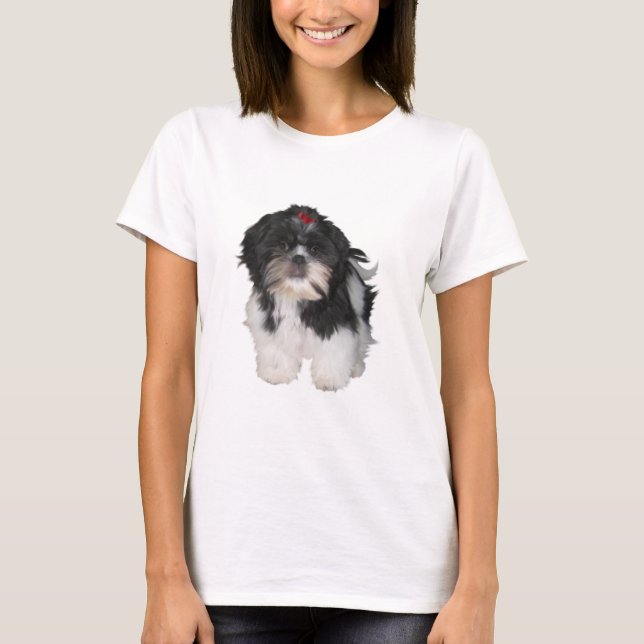 Camiseta Cachorrinhos Shitzu Shih Tzu (Frente)