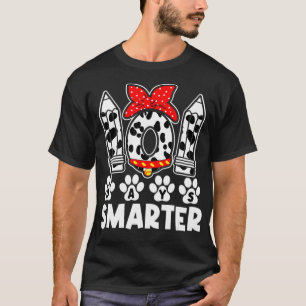 Camiseta Cachorro 101 Dias Mais Inteligente Ao Longo Feliz 