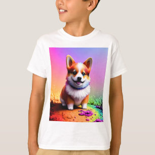 Camiseta Cachorro-336633 Cachorro Sentado