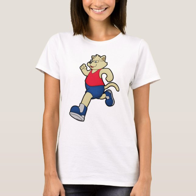 Camiseta Cachorro a Correr com Óculos (Frente)