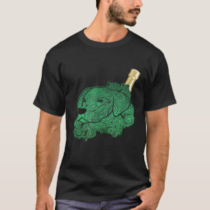 Camiseta Cachorro Abata Garrafa De Vinho Animais Vinhos