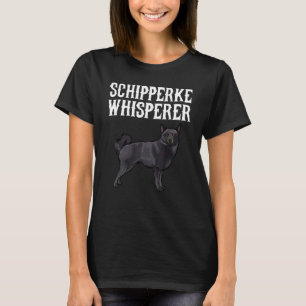 Camiseta Cachorro Adestrador Schipperke
