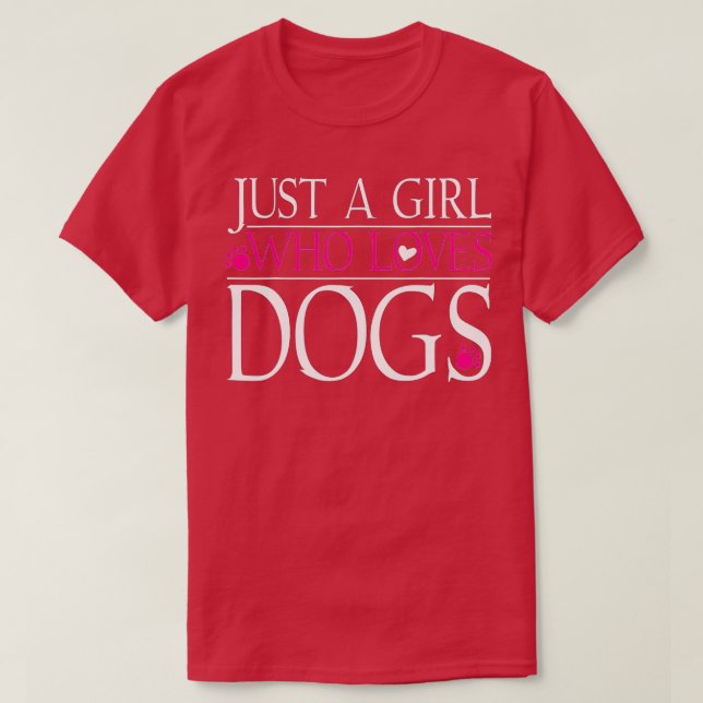 Camiseta Cachorro Adormecido Dão Presente Apenas Uma Menina (Frente do Design)
