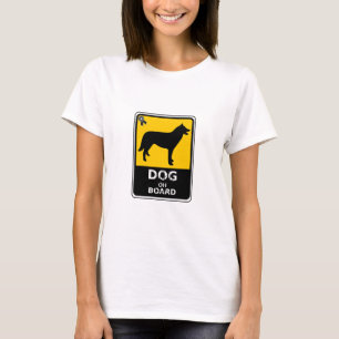 Camiseta Cachorro Advertente Ao Conselho, Mantenha O Cachor